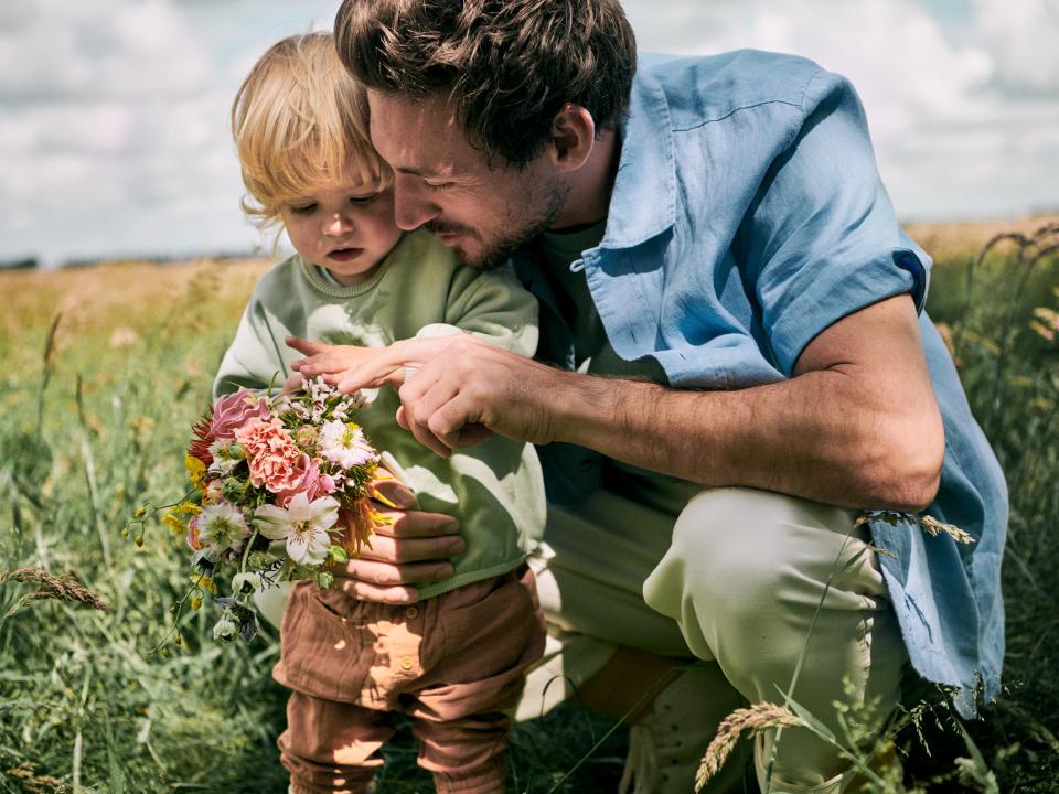 bloemen voor papa